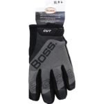 Boss 120-MC1225T  Synthetic Microfiber Palm with Mesh Fabric Back and Para-Aramid Cut Lining  ANSI A5 Cut Resistance [1 pair] product image