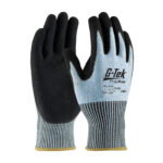 G-Tek 16-330 Seamless
  Knit PolyKor Blended Glove with Double-Dipped Nitrile Coated MicroSurface
  Grip on Palm & Fingers ANSI A2 Cut Resistance [1 dozen] product image