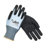 G-Tek 16-330 Seamless
  Knit PolyKor Blended Glove with Double-Dipped Nitrile Coated MicroSurface
  Grip on Palm & Fingers ANSI A2 Cut Resistance [1 dozen] product image