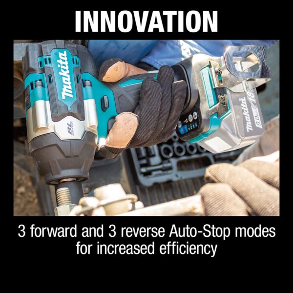 XWT18Z 18V LXT Lithium‑Ion Brushless Cordless 4‑Speed Mid‑Torque 1/2" Sq. Drive Impact Wrench w/ Detent Anvil, Tool Only product image