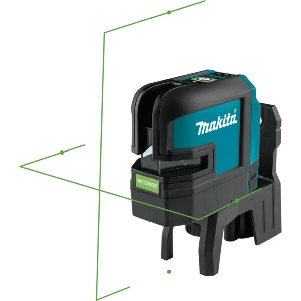SK106GDZ 12V max CXT Lithium‑Ion Cordless Self‑Leveling Cross‑Line/4‑Point Green Beam Laser, Tool Only product image