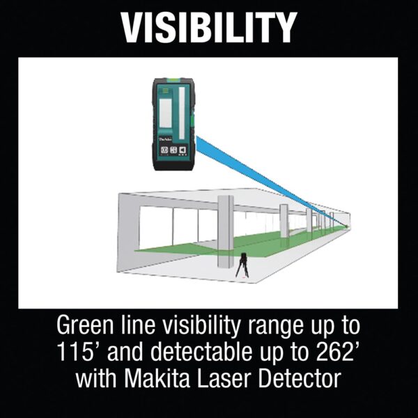 SK106GDZ 12V max CXT Lithium‑Ion Cordless Self‑Leveling Cross‑Line/4‑Point Green Beam Laser, Tool Only product image