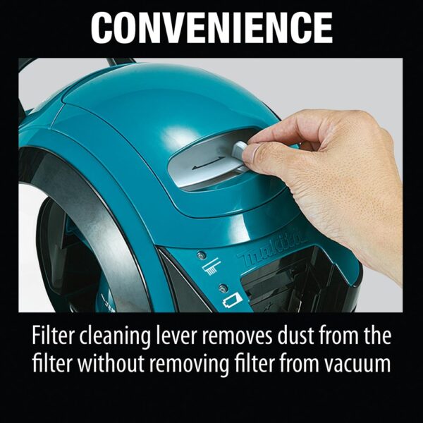 DCL501Z 18V LXT Lithium‑Ion Brushless Cordless Cyclonic Canister HEPA Filter Vacuum, Tool Only product image