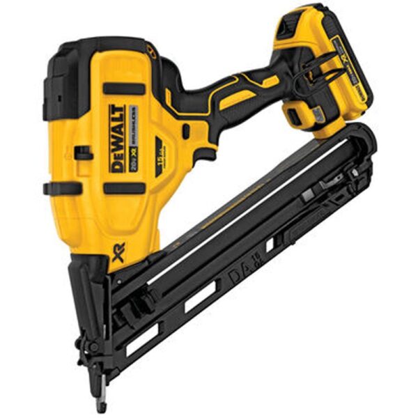 Dewalt DCN650D1 20V MAX XR 15 GA Cordless Angled Finish Nailer Kit - Professional Grade Power Tool product image