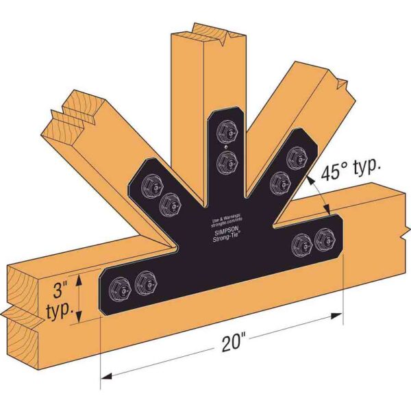 Simpson-Strong-APVGP1212-4-Decorative-Gable-Plate-(5) Simpson Strong APVGP1212-4 Decorative Gable Plate product image