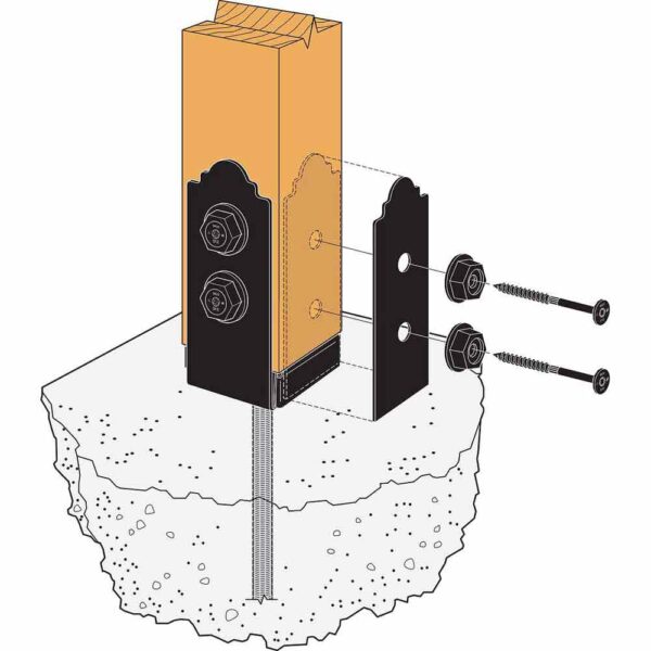 Simpson-Strong-Tie-APB44R-Adjustable-Post-Base-(5) APB44R