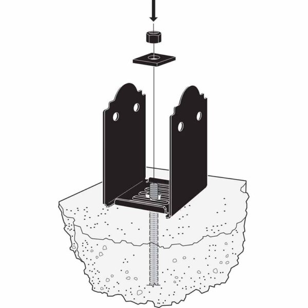 Simpson-Strong-Tie-APB66R-Adjustable-Post-Base-(6) APB66R