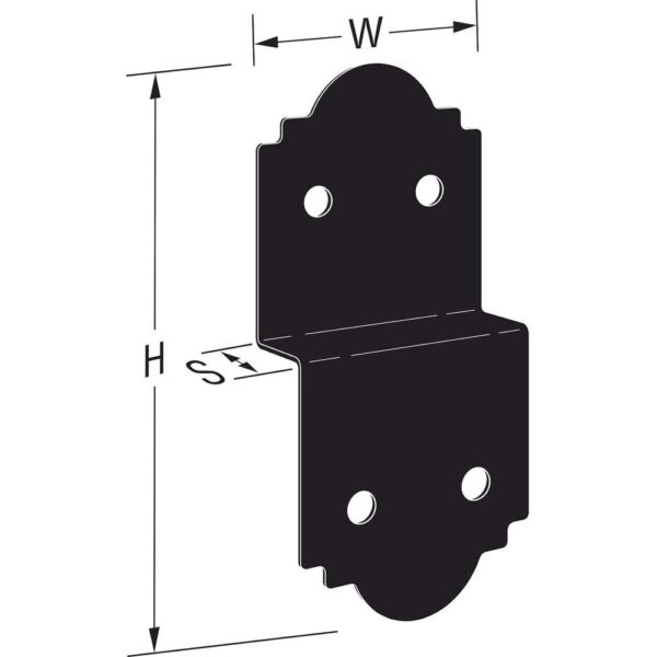 Simpson-Strong-Tie-APDJT2R-6-Deck-Joist-Tie-(2) Simpson Strong-Tie APDJT2R-6 Deck Joist Tie product image