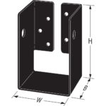 Simpson Strong-Tie APHH46R Concealed-Flange Heavy Joist Hanger product image