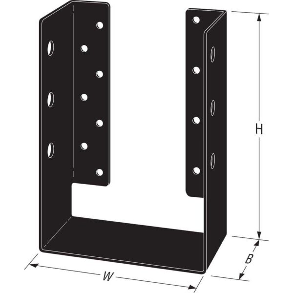 Simpson-Strong-Tie-APHH610R-Concealed-Flange-Heavy-Joist-Hanger-(3) Simpson Strong-Tie APHH610R Concealed-Flange Heavy Joist Hanger product image