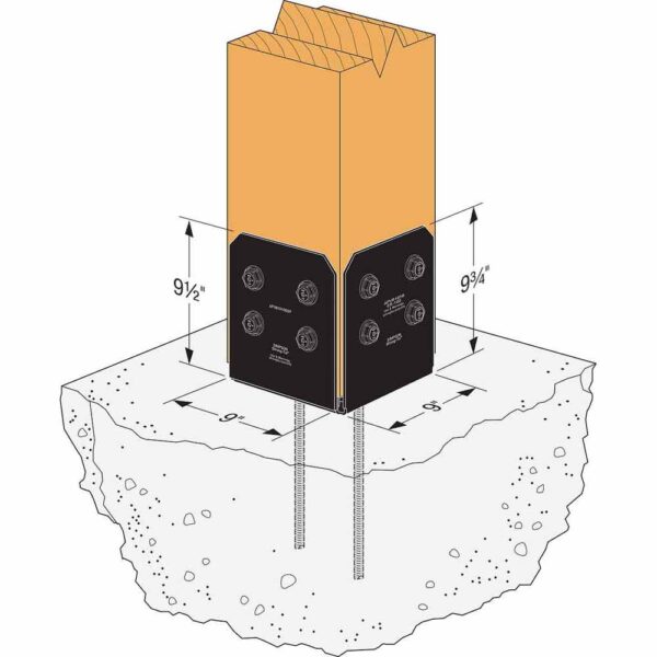 Simpson-Strong-Tie-APVB1010DSP-Decorative-Post-Base-Side-Plate-(8) APVB1010DSP