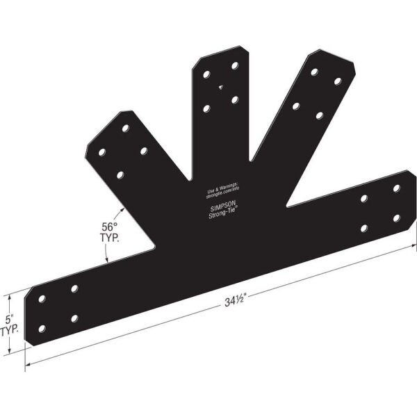 Simpson-Strong-Tie-APVGP812-Decorative-Gable-Plate-(2) Simpson Strong-Tie APVGP812 Decorative Gable Plate product image