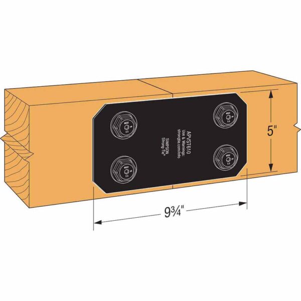 Simpson-Strong-Tie-APVST610-Flat-Strap-(5) Simpson Strong-Tie APVST610 Flat Strap product image