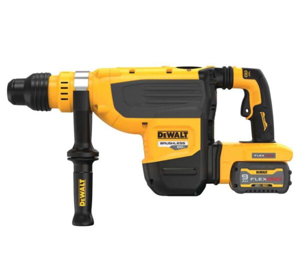 060107FA-21DF-4312-8F47-CC384B6DA493_7 Dewalt DCH735X2 60V MAX 1 -7/8 In. Brushless Cordless SDS MAX Combination Rotary Hammer Kit product image