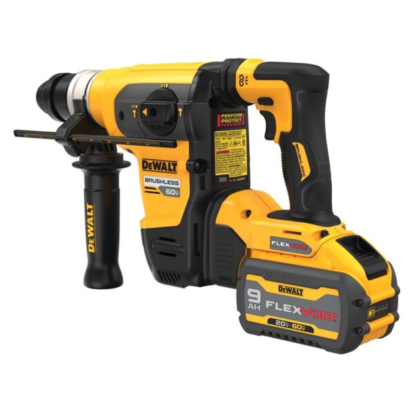 200cee92a34effeea139c5690a63b6830890ebc6 Dewalt DCH416X2 60V MAX 1-1/4 In. Brushless Cordless SDS PLUS Rotary Hammer Kit product image