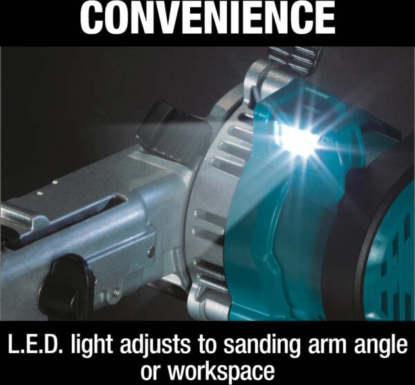 3f000ac8-a6af-46fe-b387-3abe43b2e619_xsb01z_fbt_1500px XSB01Z 18V LXT Lithium‑Ion Brushless Cordless 3/8" x 21" Detail Belt Sander, Tool Only product image