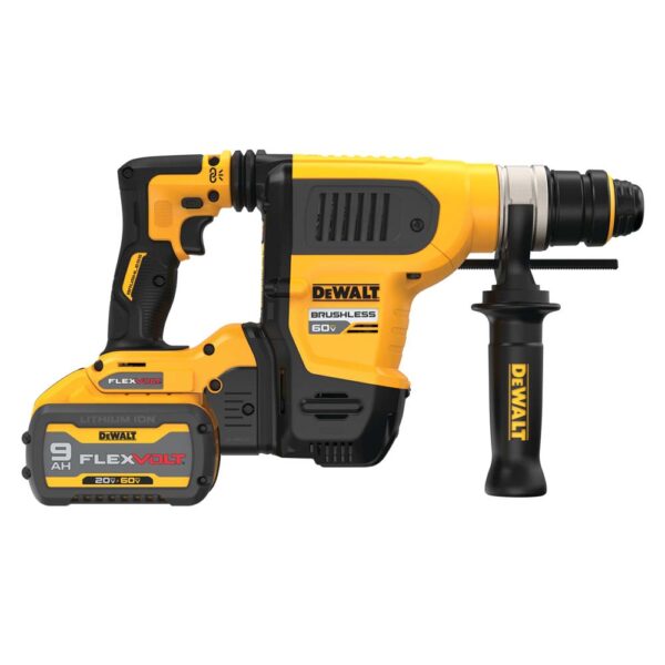 748d0d0416a989b234b11c7b29bd3ddb6395d561 Dewalt DCH416X2 60V MAX 1-1/4 In. Brushless Cordless SDS PLUS Rotary Hammer Kit product image