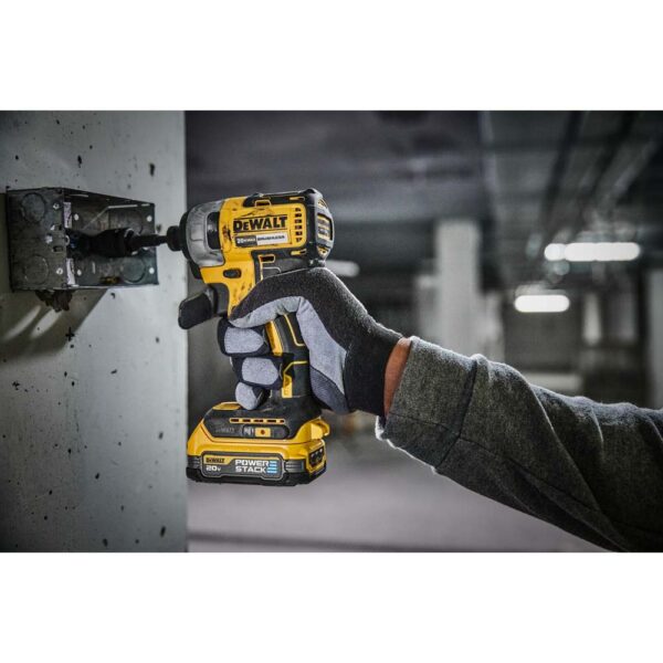 9100b8466e7c96783978f696c5ecb243060967b1 Dewalt DCF787E1 20V Max 1/4" Brushless Impact Driver Kit product image