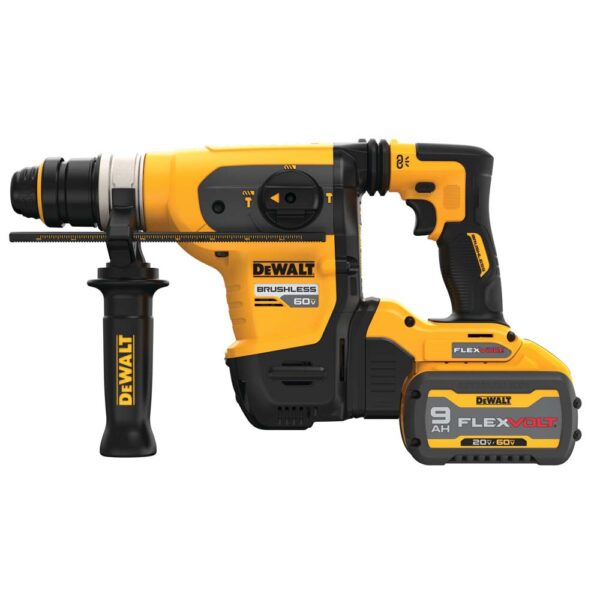 ca2e8699b00a204829674c6f53f14a8a16ee0c2b Dewalt DCH416X2 60V MAX 1-1/4 In. Brushless Cordless SDS PLUS Rotary Hammer Kit product image
