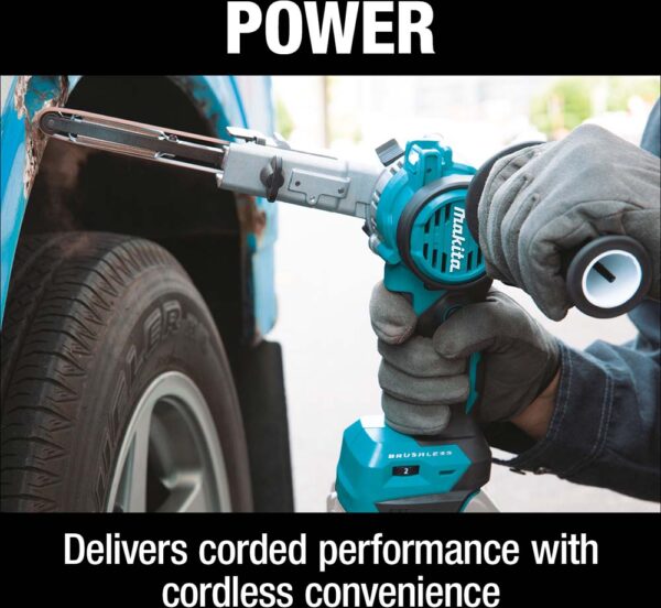 ce58298b-d8d0-4116-a89d-b6a6ef6c66ee_xsb01z_fbt_1500px XSB01Z 18V LXT Lithium‑Ion Brushless Cordless 3/8" x 21" Detail Belt Sander, Tool Only product image