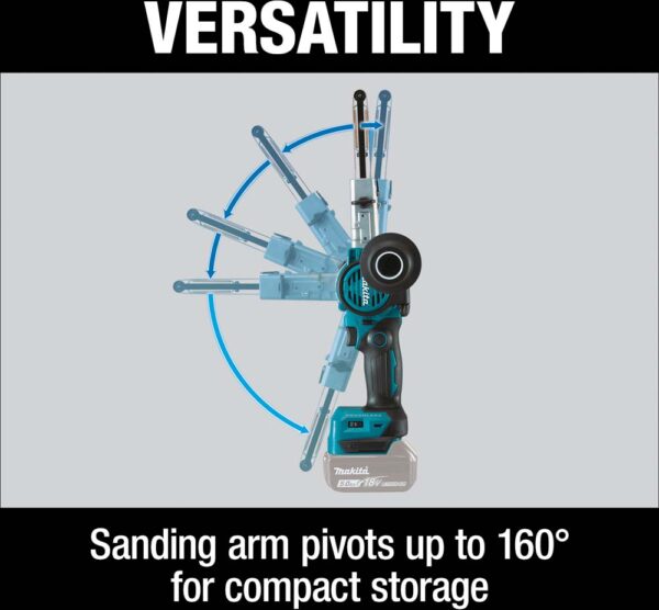 dde4f638-4129-4a4f-82ae-78580a8598d3_xsb01z_fbt_1500px XSB01Z 18V LXT Lithium‑Ion Brushless Cordless 3/8" x 21" Detail Belt Sander, Tool Only product image