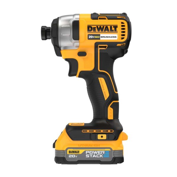 ee7f49ea476781fe287c0a26baed02efccc0a867 Dewalt DCF787E1 20V Max 1/4" Brushless Impact Driver Kit product image