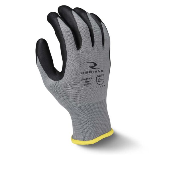 wn4snjue3jyizdasw4fc Radians RWG13C Polyester Shell Foam Nitrile Gripper Glove product image