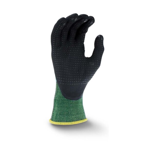 bdmbrifrvmtthgywhzvt Radians RWG538 AXIS Cut Protection Level A2 Foam Nitrile Coated Glove with Dotted Palm product image