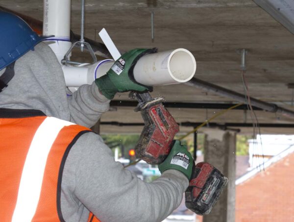 myafdvufnk3izkw3i3yv Radians RWG538 AXIS Cut Protection Level A2 Foam Nitrile Coated Glove with Dotted Palm product image