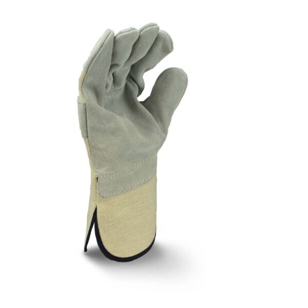 n1sez0p0mvxjy01wthzh Radians RWG3400WG Side Split Gray Cowhide Leather Glove with Gauntlet Cuff product image