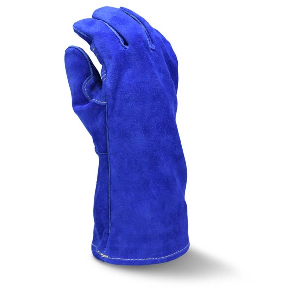 pqvdf15jgcvmpnozprky Radians RWG5410 Premium Side Split Blue Cowhide Leather Welding Glove product image