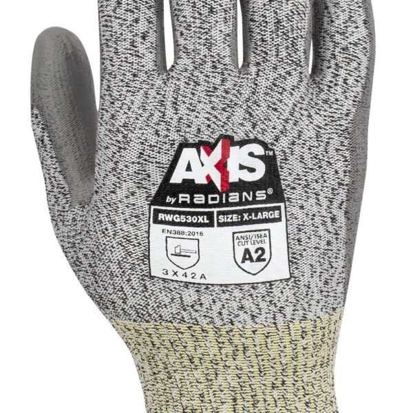 x4upzmdncz8f7ox52aai Radians RWG530 AXIS Cut Protection Level A2 Work Glove product image