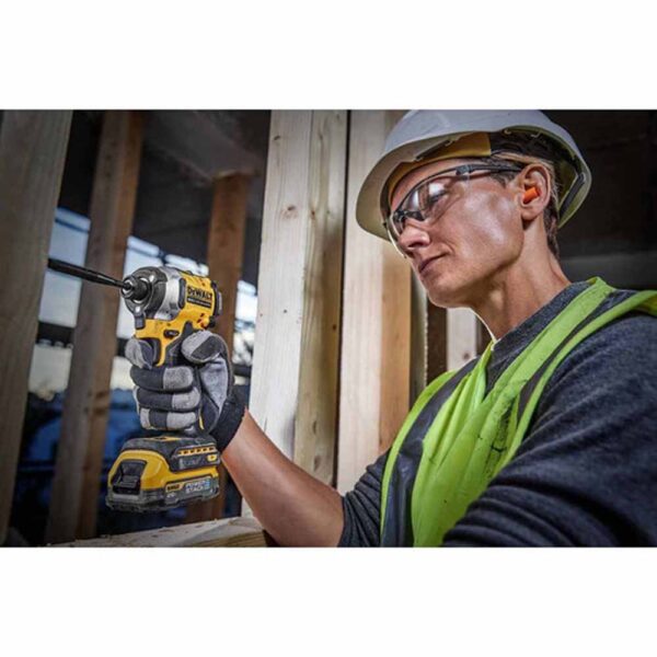 DeWalt-DCF850E1_06 Dewalt DCF850E1 20V Max Atomic Brushless Cordless 3-Speed 1/4" Impact Driver Kit with Powerstack Battery product image