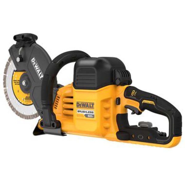 dewalt-60v-max-9-cut-off-saw-kit-brushless-cordless-dcs692x2-detail-view-5 Dewalt DCS692X2 60V Max Brushless Cordless 9 IN. Cut-Off Saw Kit product image