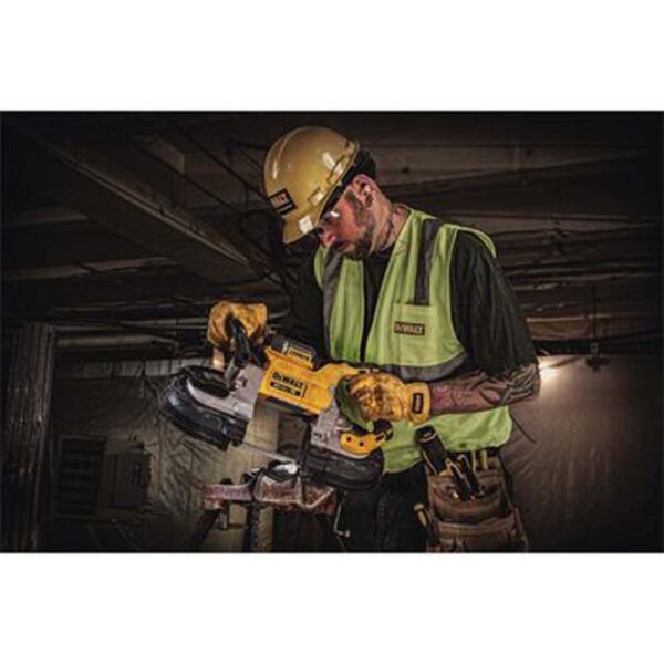 dewalt-20-volt-max-xr-brushless-deep-cut-band-saw-kit-dcs374p2-detail-view-5 Dewalt DCS374P2 20-volt MAX XR Brushless Deep Cut Band Saw Kit product image