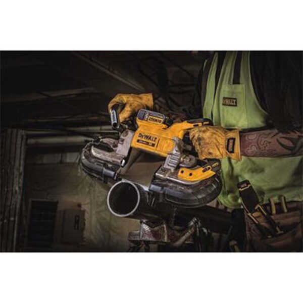 dewalt-20-volt-max-xr-brushless-deep-cut-band-saw-kit-dcs374p2-detail-view-6 Dewalt DCS374P2 20-volt MAX XR Brushless Deep Cut Band Saw Kit product image
