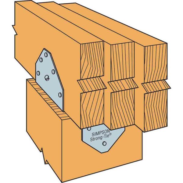 Simpson-Strong-Tie-BCS2-36Z-BCS-ZMAX-Galvanized-Post-Cap-W-Double-Shear-Nailing-for-Triple-2x-Beam,-6x-Post-(1) Simpson Strong-Tie BCS2-3/6Z BCS ZMAX Galvanized Post Cap W/ Double-Shear Nailing for Triple 2x Beam, 6x Post product image
