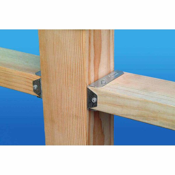 Simpson-Strong-Tie-FB24Z-FB-ZMAX-Galvanized-Fence-Rail-Bracket-for-2x4-(1) Simpson Strong-Tie FB24Z FB ZMAX Galvanized Fence Rail Bracket for 2x4 product image