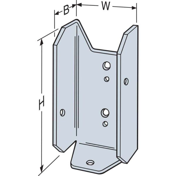 Simpson-Strong-Tie-FB24Z-FB-ZMAX-Galvanized-Fence-Rail-Bracket-for-2x4-(3) FB24Z