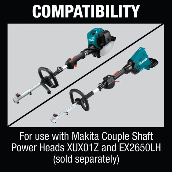 Makita BR400MP Feature Box with text_Compatibility BR400MP Bristle Brush Couple Shaft Attachment product image