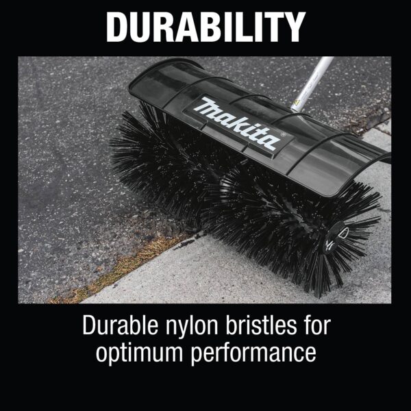 Makita BR400MP Feature Box with text_Durability BR400MP Bristle Brush Couple Shaft Attachment product image