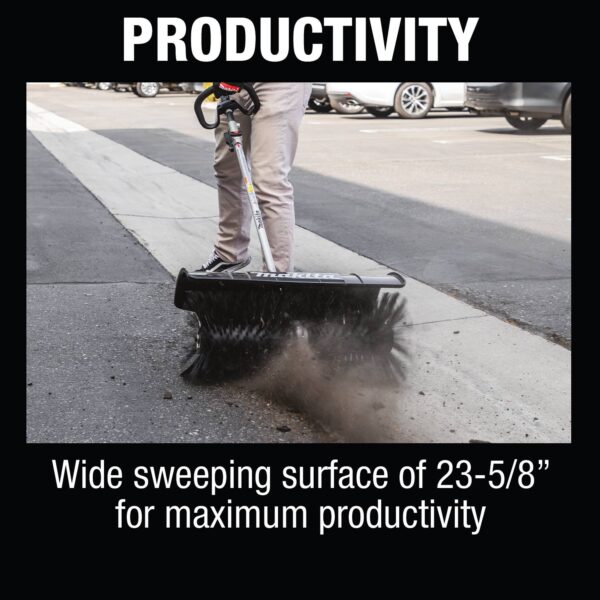 Makita BR400MP Feature Box with text_Productivity BR400MP Bristle Brush Couple Shaft Attachment product image