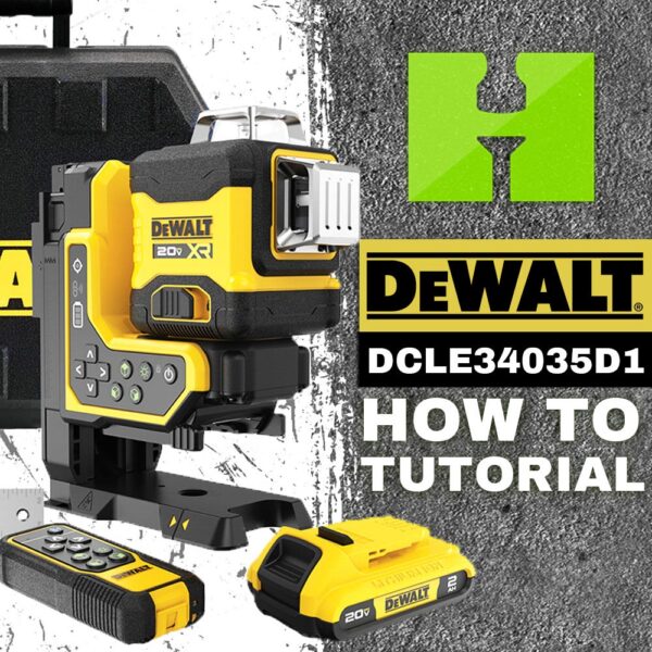 DeWalt DCLE34035D1 20V Max 360 Degree Remote Control Laser Kit [2.0 Ah] product image