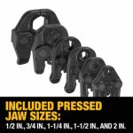DeWalt DCE200M2K 20V Max Plumbing Pipe Press Tool Kit with Crimping Heads [4.0 Ah] product image