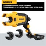 DeWalt DWACPRIR Impact Connect Copper Pipe Cutter Attachment product image