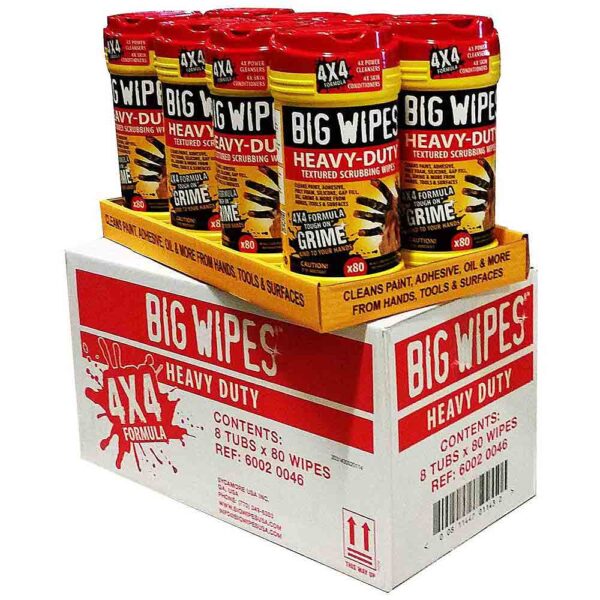 Big-Wipes-6002-0046-2-Heavy-Duty-Pro-+-Textured-Scrub-&-Clean-Wipes-(1) 6002 0046-2