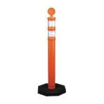 Vizcon 46133VC 42 " Orange Reflective Looper Tube [No Base] product image