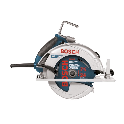 Bosch CS10 7-1/4 in. Circular Saw, 15 Amp, 5,600 RPM, 56° Bevel, 5/8 in Arbor, With Blade, Wrench and Bag product image