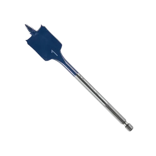 Bosch DSB1013B Daredevil Standard Spade Bit, 1 in x 6 in, 1/4 in Hex Shank, Pack of 30 product image