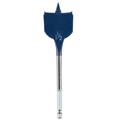 Bosch DSB1021B Daredevil Standard Spade Bits, 1-1/2 in x 6 in, 1/4 in Shank, Pack of 20 product image